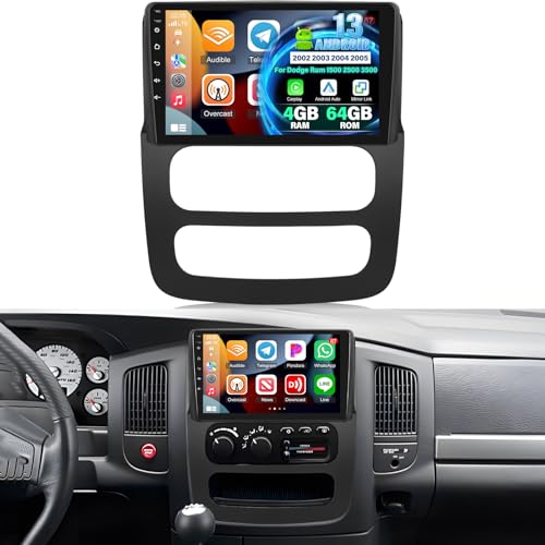 Radio con pantalla táctil 9 pulgadas para Dodge Ram 1500-3500 miniatura 1