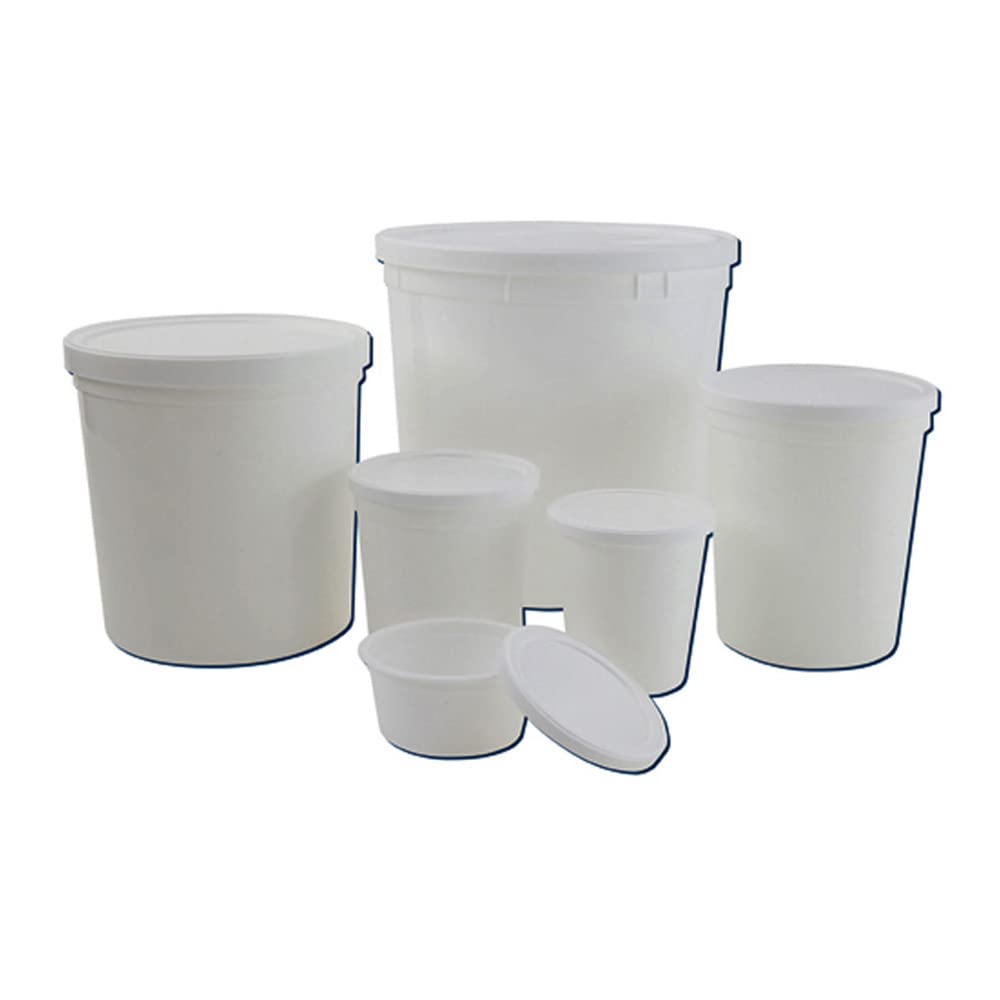 453595L Disposable Specimen Low Form Container, 4.875" Outside Diameter, 1.875" Height, 7.7 lb., PPCO, Natural (Pack of 250)