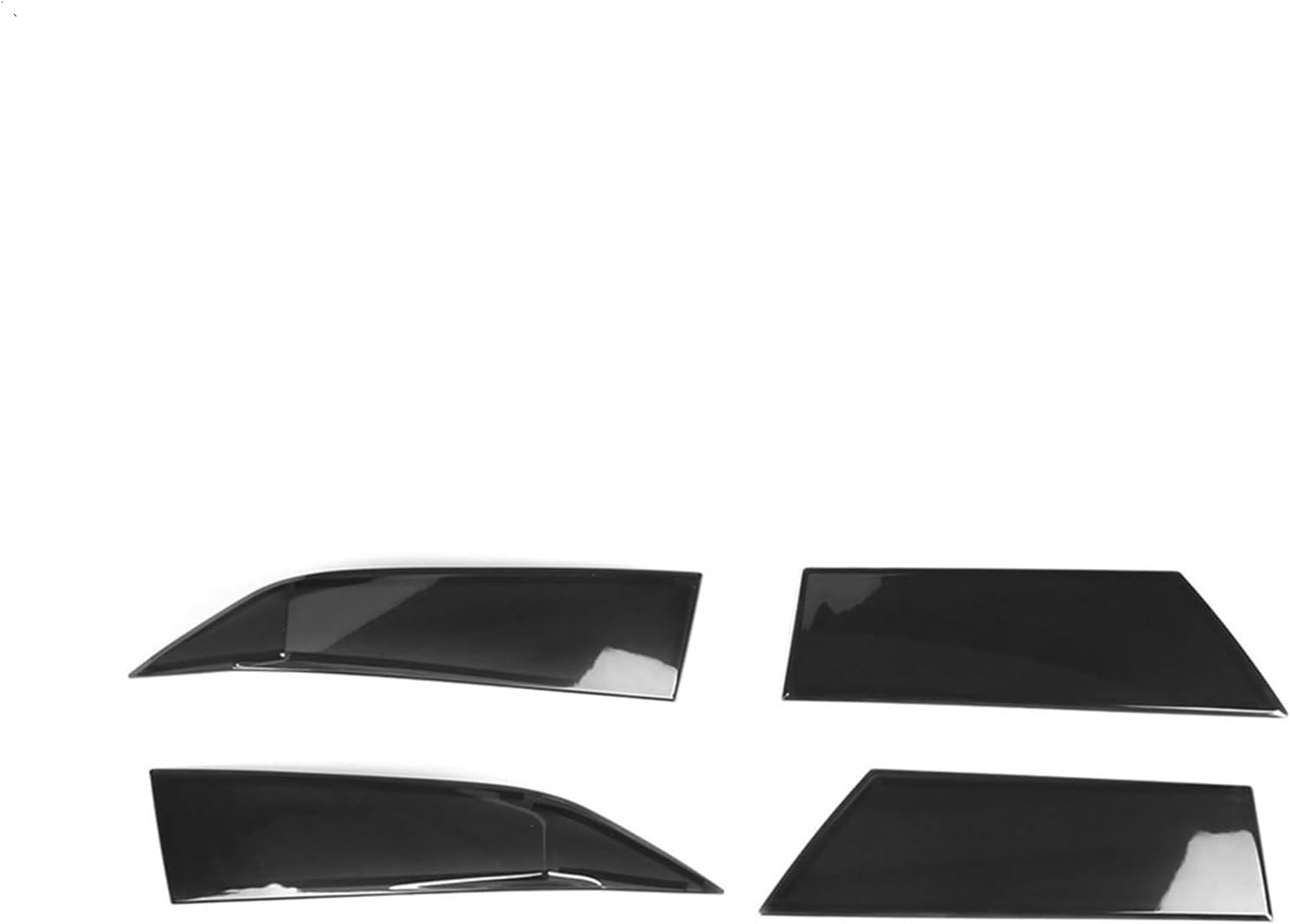 6Pcs For Subaru XV 2018-2022 Car Smoked Black Rear Tail Light Decor Cover Taillight Lamp Trim Garnish Lamp Hoods Turn Signal Light Dynamic Turn Signal