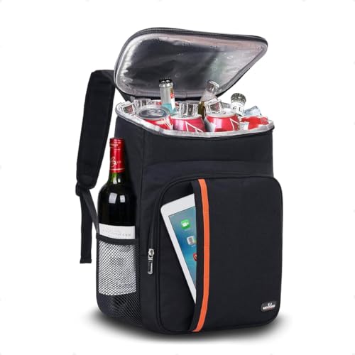 Mochila Térmica 30L Grande Impermeável - Bolsa Cooler Bag Portátil para Praia, Acampamento, Viagens e Bebidas - Conserva Gelo e Capacidade para 30 Latas