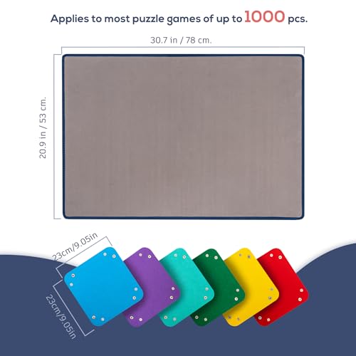 Puzzlebrett Tektalk Jigsaw Board mit 6 Sortiertabletts