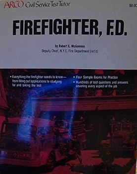 Paperback Firefighter, F.D (Arco civil service test tutor) Book