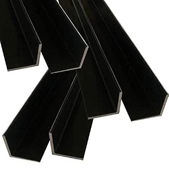 Produktbild von Alu Winkelprofil 25x25x2 Mm – RAL 7016 Anthrazit, Pulverbeschichtet, Gleichschenklig, 50–200 Cm Länge