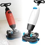 Lavatrice portatile per pavimenti, larghezza di pulizia 43,2 cm, lava e asciuga pavimenti, per uso domestico e ufficio