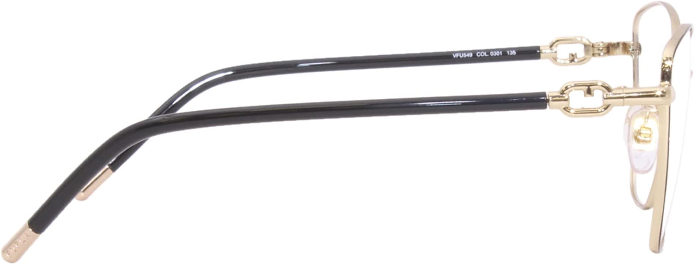 Amazon.com: Furla VFU549 0301 Eyeglasses Frame Women