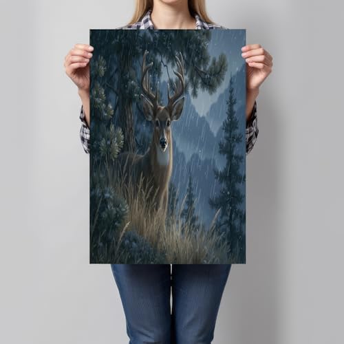 Pósters de arte de pared inspirados en la naturaleza silvestre del bosque