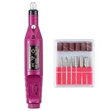 Frcolor Electric Nail Files 6 in 1 Nail Pedicure Kit Pen shape Rechargeable Nail...