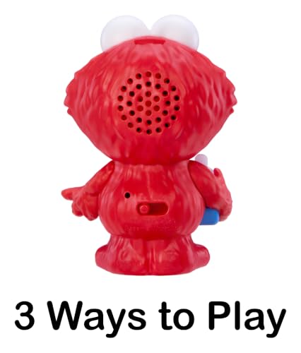 Little Tikes Story Dream Pals Sesame Street Elmo, Interactive Story Telling 4” Figure with Bonus Story Cartridge, Talks, Lights Up, Key Chain, Ages 3+ - image 3