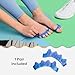ZenToes Silicone Toe Spacers for Correct Toe Alignment, Bunion and Hammertoe Straighteners - 1 Pair (Moonlight)