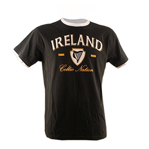 Hommes Irlande T-Shirt de Nation Celtique (X-Grand)
