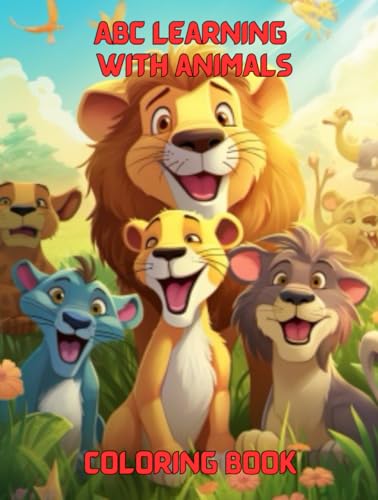 ABC Learning With Animals Coloring Book