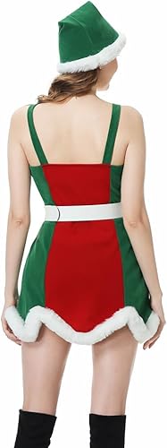 Miniatura 6 de Disfraz de Navidad para mujer, disfraz de Navidad, señora de Santa Claus, vestidos de cosplay