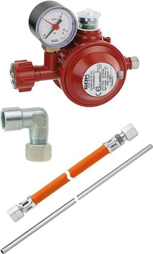 GOK | Herdanschluss-Set | Inkl. Niederdruckregler | 50MBAR