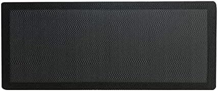 BesDirect 120 140mm PC Fan Dust Filter for Computer Cooler Fan, Magnetic Frame Computer Fan Grills Black Dust Mesh PC Cooler Filter Dustproof PVC Case Cover - Black (120x360mm)