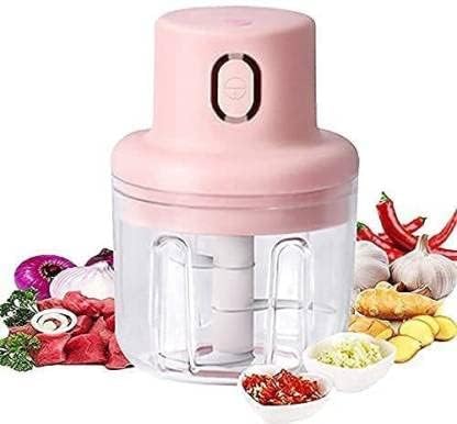 Mini Garlic Chopper Mixer | Manual Vegetable Cutter & Food Chopper | Compact Fruit Vegetable Slicer for Garlic, Onion, Herbs, Nuts & Kitchen Food Preparation | Portable Hand Chopper Tool-image-48
