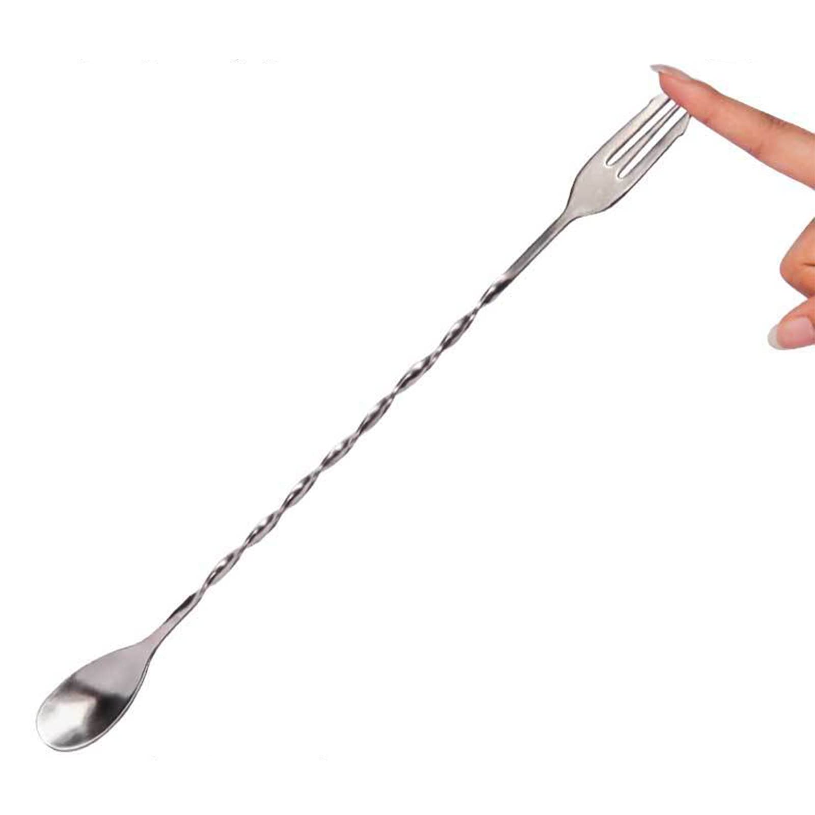 Pilon à Cocktail 2 En 1 Inox + Nylon – Idéal Mojito, Écrase Fruits & Herbes, Barman Pro