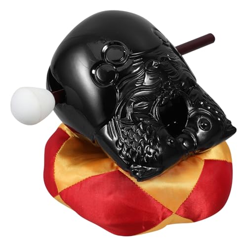 HOODANCOS 1 Set Buddha Temple Block Meditation Cushion Delicate Imitation Carving Muyu for Chanting and Meditation Comfortable and with Smooth Surface and Melodious Sound