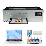 HIXSOP DTF Printer A4 L805 with Roll Feeder, Direct to Film Transfer Printing Machine with White Ink Circulation...