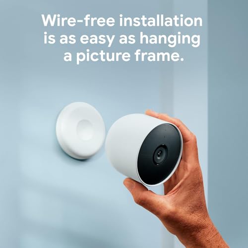 Google Nest Cam Outdoor or Indoor, Battery - 2nd Generation 2 Pack with Extra Replacement Cable by Google - Image 2