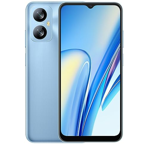 Blackview A52(64GB) 4G Cellulare, 6,5'' HD+ Schermo Telefono, Octa Core 3GB 64GB (SD Esterna 1TB), 13MP+5MP, Android 12 Smartphone Dual SIM, Batteria 5180mAh, Sblocco Facciale&Impronte Digitali Blu