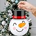 Riakrum 18 Pcs Winter Snowman Hanging Paper Lanterns Wonderland Snowflake Decorative Set Winter Snowman Lantern Christmas Honeycomb Balls Paper Fan for Xmas Holiday Decorations Party Supplies