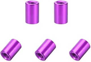 uxcell 5 Pcs M3x8mm Round Aluminum Standoff Column Spacer Female Purple for Drone FPV Quadcopter Racing RC Multirotors Parts DIY