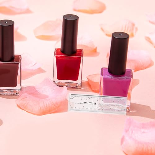 Regla Flexible Transparente para Arte de Uñas 20 Piezas miniatura 5