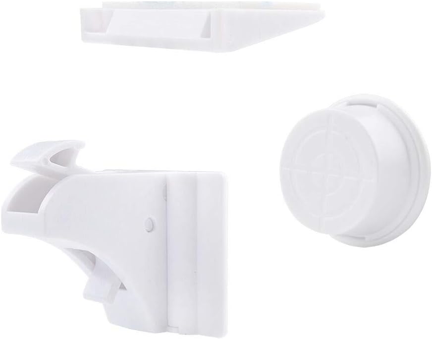 DLD Child Safety Magnet Locks (16 Locks + 3 Keys) Best Baby Proofing Lock for Kitchen Cabinet, Drawer, Cupboard - No Tool or Drill with Adhesive, Cabinets Door Locking, Magnetic Latches Kit