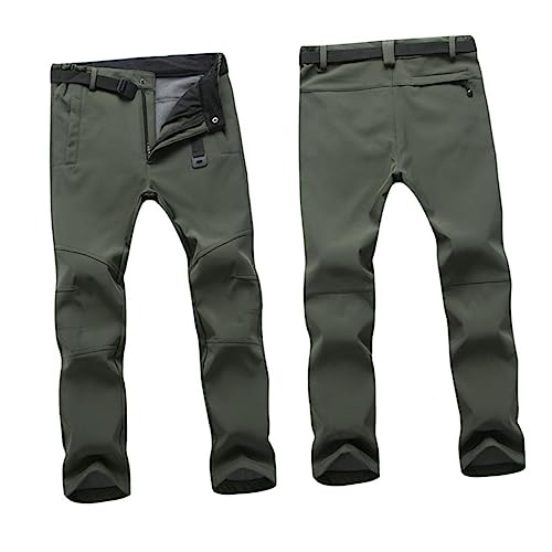 INOOMP Calça De Moletom De Lã Masculina Calça De Ginástica Masculina Calça De Moletom Plus Size Calç