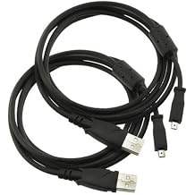 CYBERTECH PS4 15 Feet Long Charging Charger Power Cables USB Cord Compatible with PS4 DualShock 4 PlayStation 4 Controller Qty2