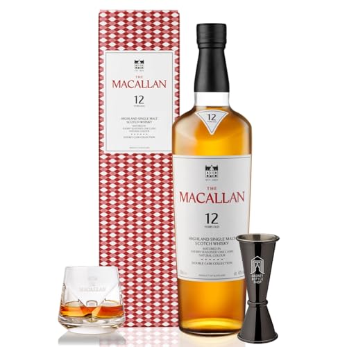 Macallan 12 Year Old Double Cask Whisky 70cl - With Macallan Whisky Glass