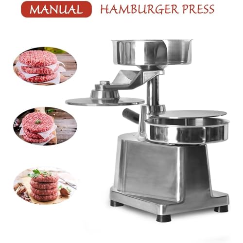 Presse à hamburger manuelle en acier inoxydable robuste pour des galettes parfaites - 2