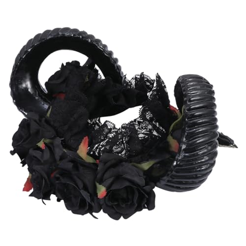 Accessoire Cheveux Halloween Confortable et Serre-Tête Gothique Dentelle Rose