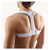vendaje neuromuscular clavicula  Bort clavicula de vendaje vendaje tipo mochila, X LARGE, color blanco