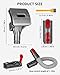 Groom Hundebürste für Dyson Staubsauger Adapter für Dyson V15 V12 V11 V10 V8 V7,Hund Tierhaarbürste Aufsatz mit 1 Verlängerungs Schlauch,1 Adapter,2 Organizer auslösen,2 Bürsten