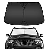 ARISMOTOR Windshield Sun Shade for Mercedes Benz GLE 350 450 2020-2025 2026, Custom Fit Foldable Front Window Sunshade Sun Visor Protector, Block UV Rays Keep Your Car Cooler