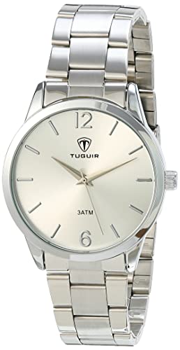 Kit Relógio Feminino Tuguir Analógico TG112 - Prata