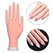 Modelo de Práctica de Uñas, Mano Artificial Flexible y Suave, Mano de...