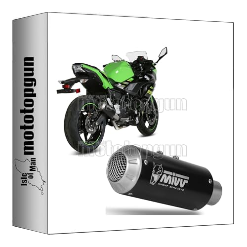 Ligne racing Mivv MK3 noire style Moto3 pour Kawasaki Ninja 650