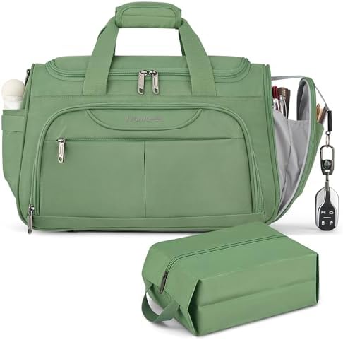 Hanke Large Capacity Travel Duffel Bag, Carry On Luggage with 12 ...