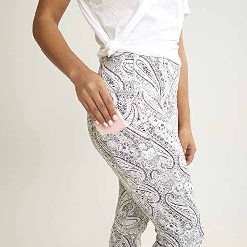 Vera Bradley Women's Active High-Waist Leggings With Side Pocket And 26" Inseam (Extended Size Range), Citrus Paisley Gray, Xxxlarge #TOP1