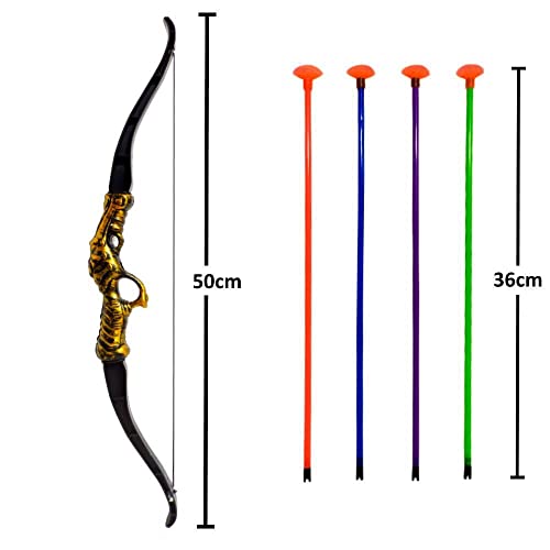 Brinquedo arminha de Arco e Flecha Tiro ao alvo com Dardos com Ventosa