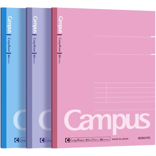 Amazon | KOKUYO コンポジションノート 3パック キャンパス 9-3/4