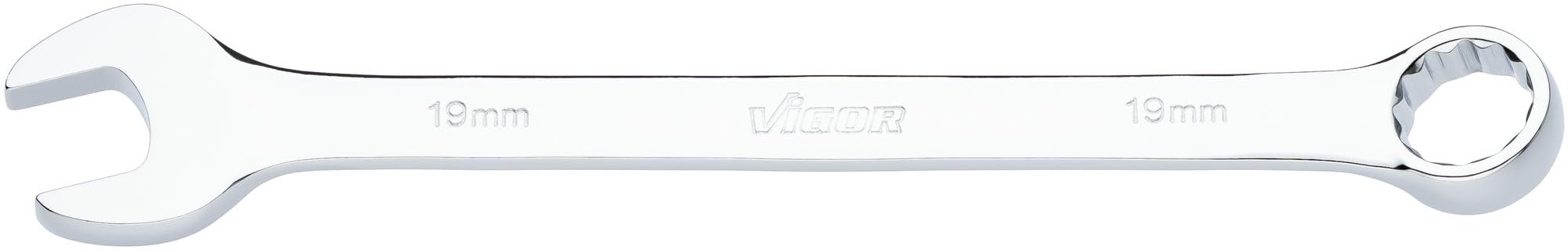 Clé Mixte ViGOR V7740-10 - 10 Mm, Longue 150 Mm, Acier Chrome-Vanadium