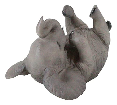 Ebros Kitchen Decor Playful Safari Elephant Wine Bottle Holder Figurine Animal Savanna Oil Wine Valet Storage With Pachyderm Elephant Theme #TOP6
