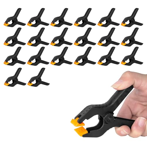 Pinces à ressort 7,62 cm EMART par 20 pièces pour fond de studio photo et tissu