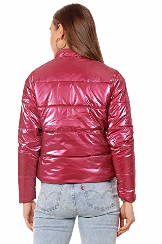 Image of Campus Sutra Women's Cotton High Neck Sweatshirt
