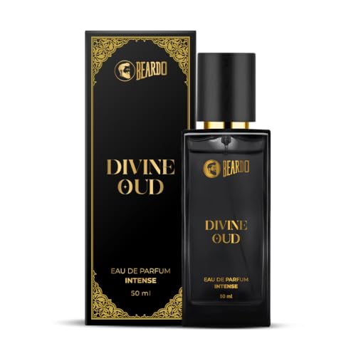 Image of Beardo Divine Oud Eau De Parfum for Man, 50ml | Long Lasting Fragrance | Perfume For Man | Woody, Spicy & Oud | Gift For Men | Husband | Boyfriend