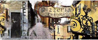 Bella Italia Art Print Art Poster Print by Diane McIntosh, 20x8
