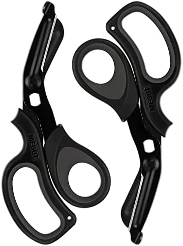 MEUUT 2 Pack Medical Scissors Trauma Shears-8 inches Patented Bandage Scissors, Surgical Grade Shears Stainless Steel EMT Scissors for Doctors Nurses EMT Workers
